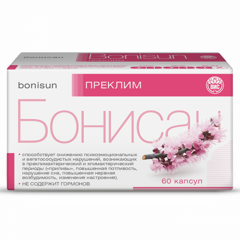 Бонисан Преклим (Bonisun Perimenopause) капс. 0,5 г№60
