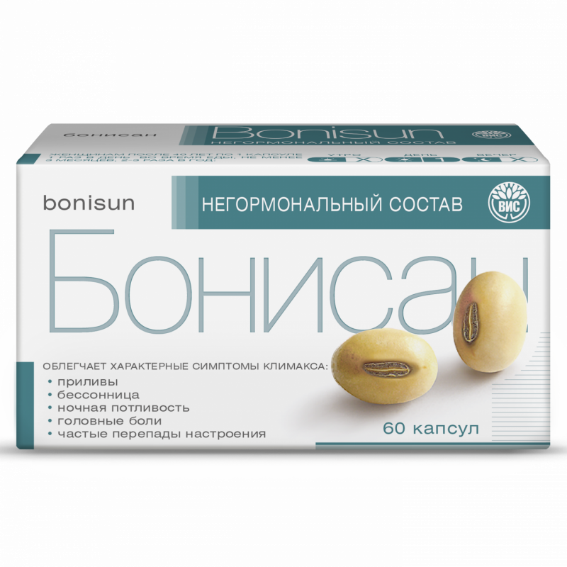 Бонисан для снижении симптомов климакса капс 0,46г N60