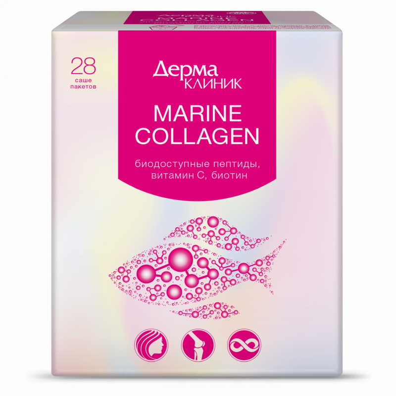 Морской Коллаген Пептиды (Marine Collagen Peptides) серии ДермаКлиник (DermaClinic) саше 1,6 г№28