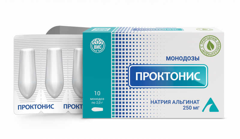 Проктонис свечи (крем в монодозах) 2г №10 